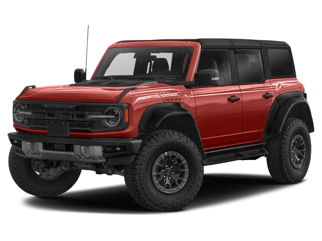 2022 Ford Bronco Raptor - Front 3/4, facing to the left