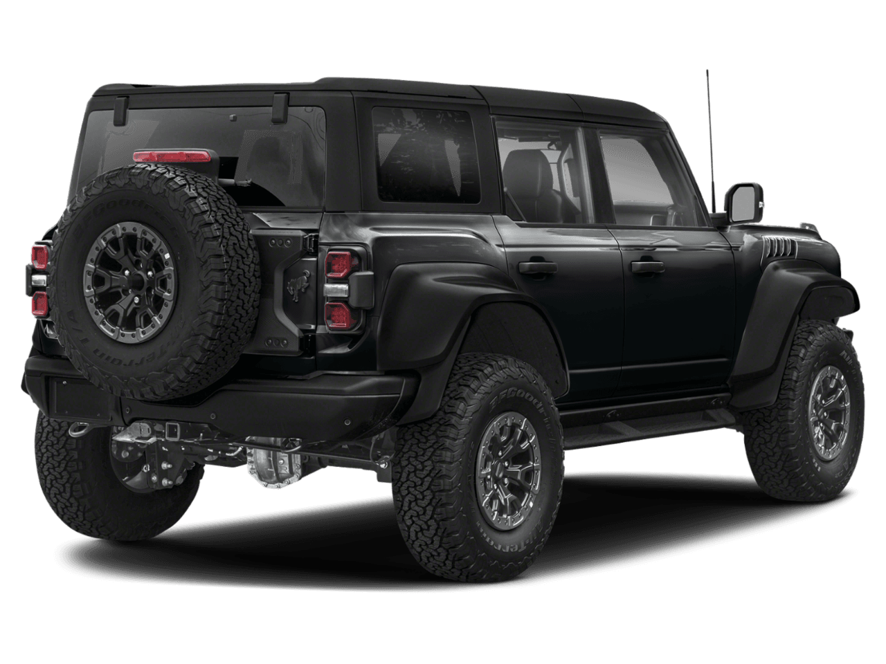 2022 Ford Bronco Raptor - Rear 3/4, facing to the right