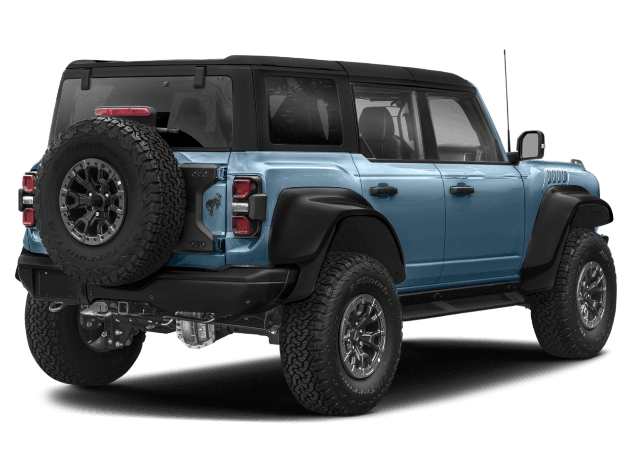 2022 Ford Bronco Raptor - Rear 3/4, facing to the right