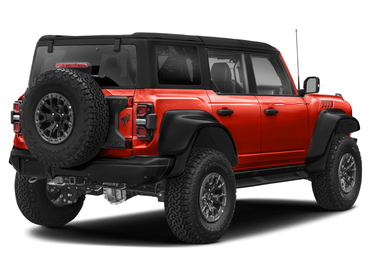 2022 Ford Bronco Raptor - Rear 3/4, facing to the right