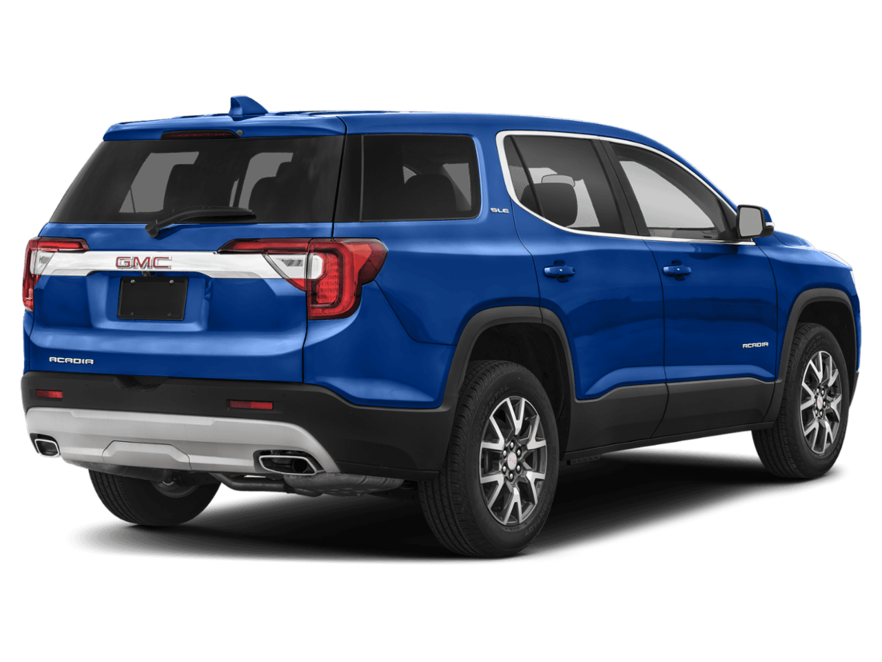 2023 GMC Acadia SLE - Rear 3/4, facing to the right