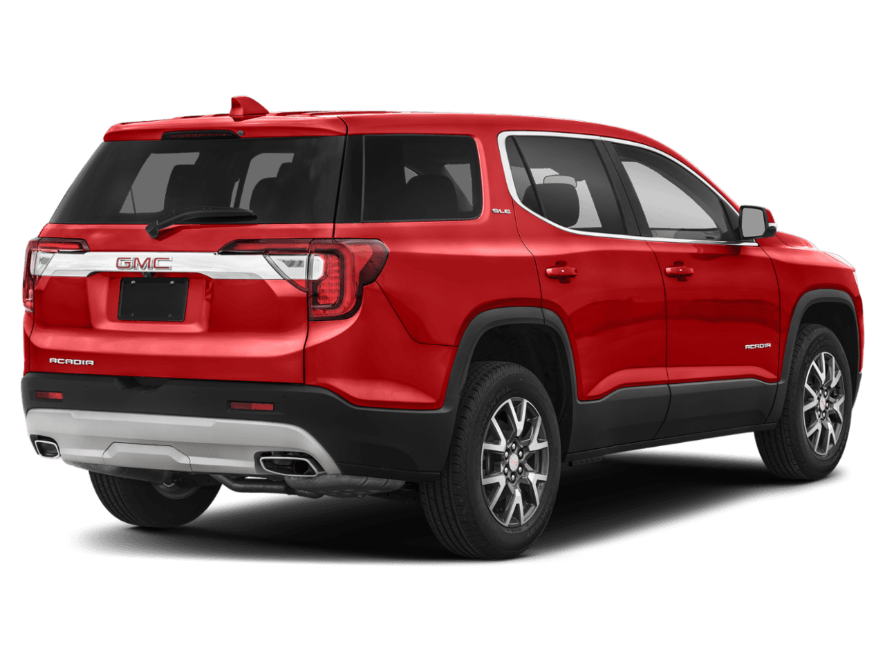 2023 GMC Acadia SLE - Rear 3/4, facing to the right