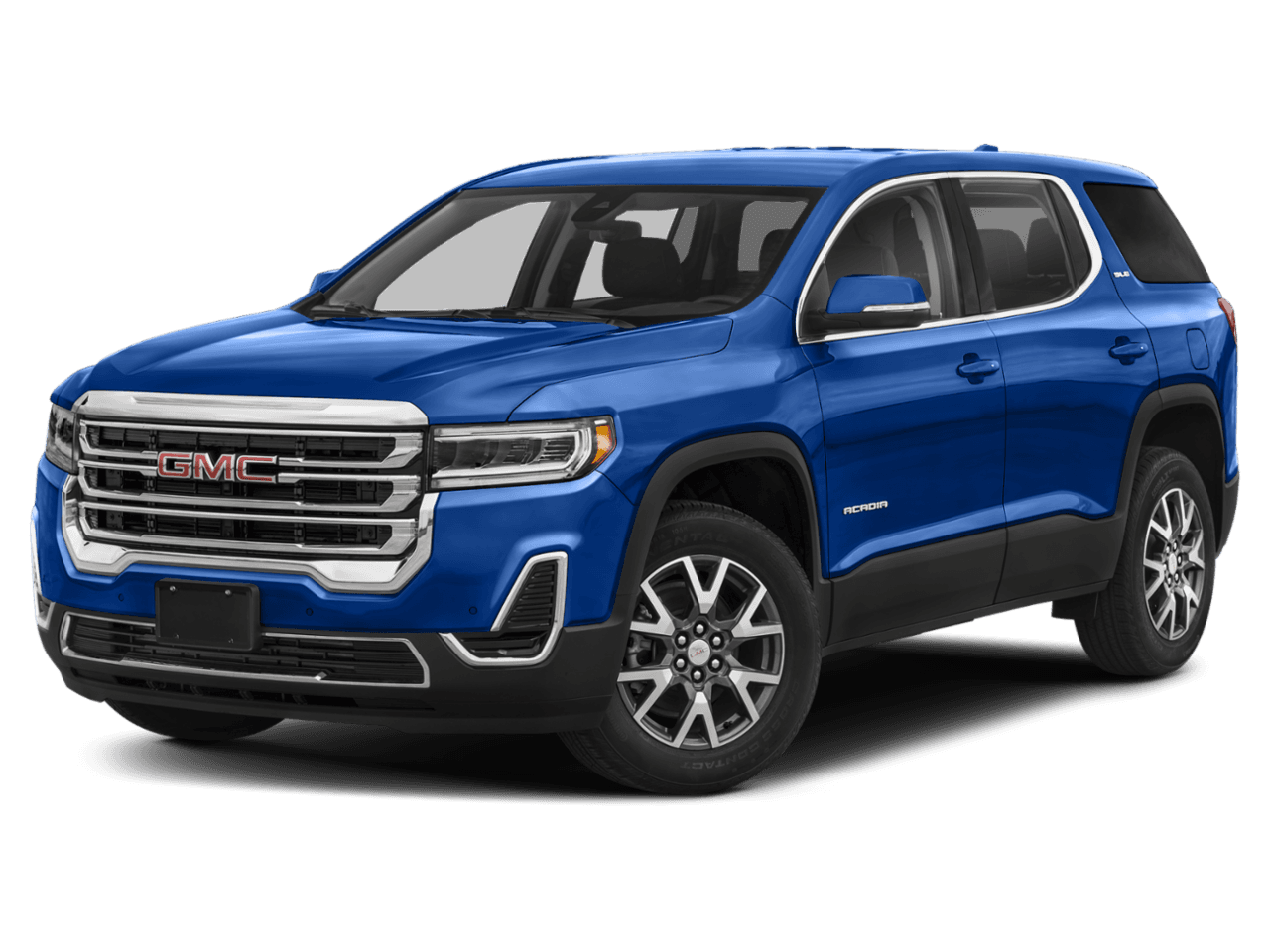 2023 GMC Acadia SLT - Front 3/4, facing to the left