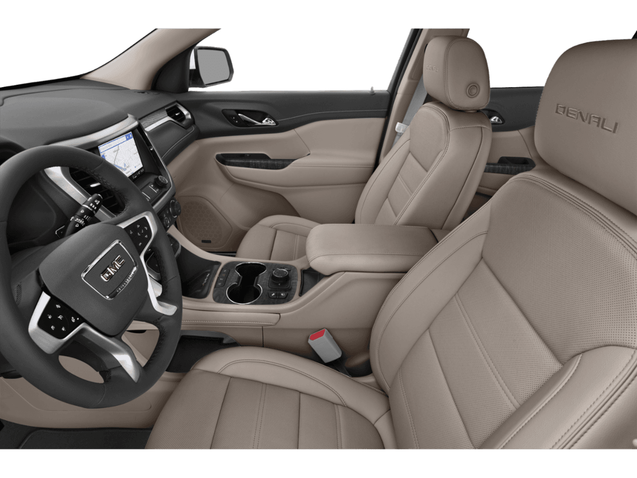 2023 GMC Acadia Denali - Interior Driver's Side with Door Open, Front Seat Feature