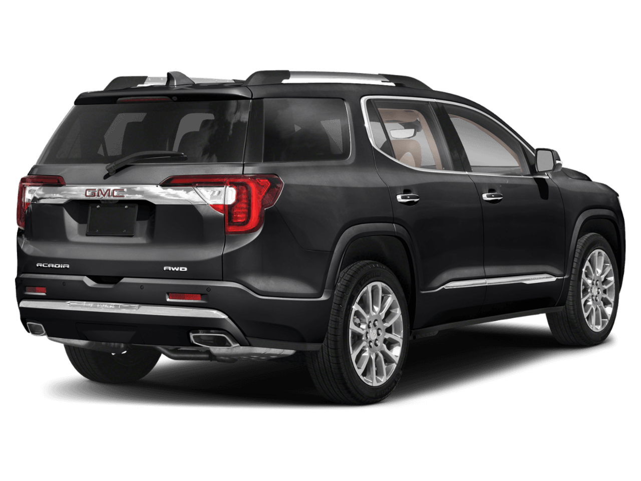 2023 GMC Acadia Denali - Rear 3/4, facing to the right