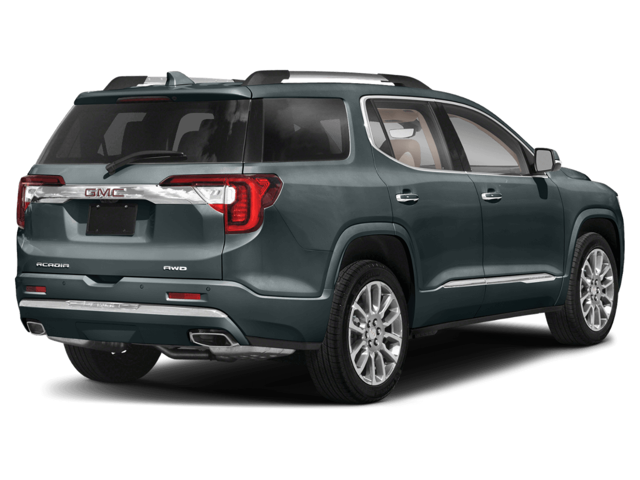 2023 GMC Acadia Denali - Rear 3/4, facing to the right