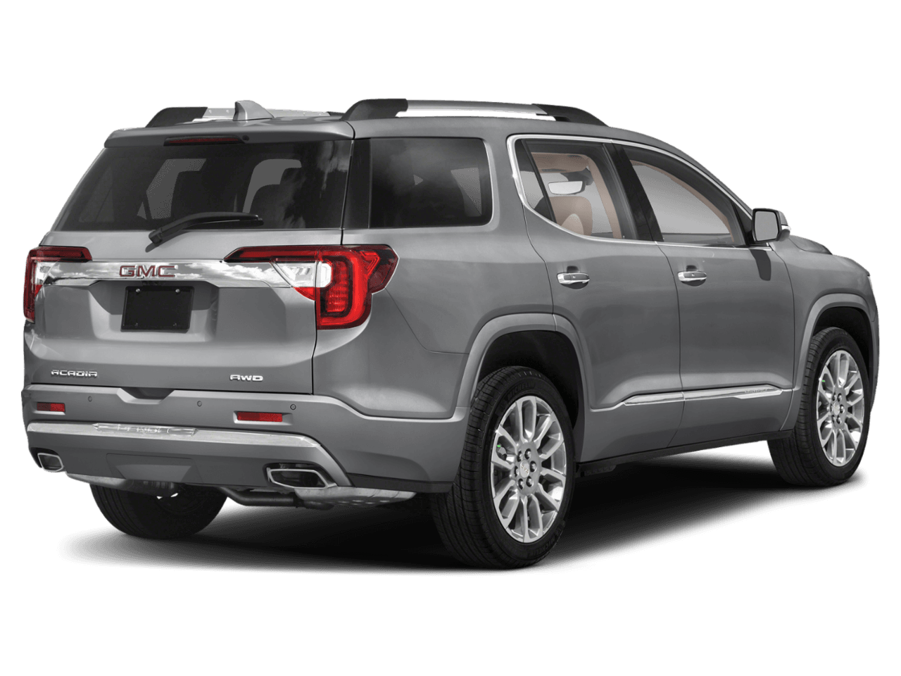 2023 GMC Acadia Denali - Rear 3/4, facing to the right