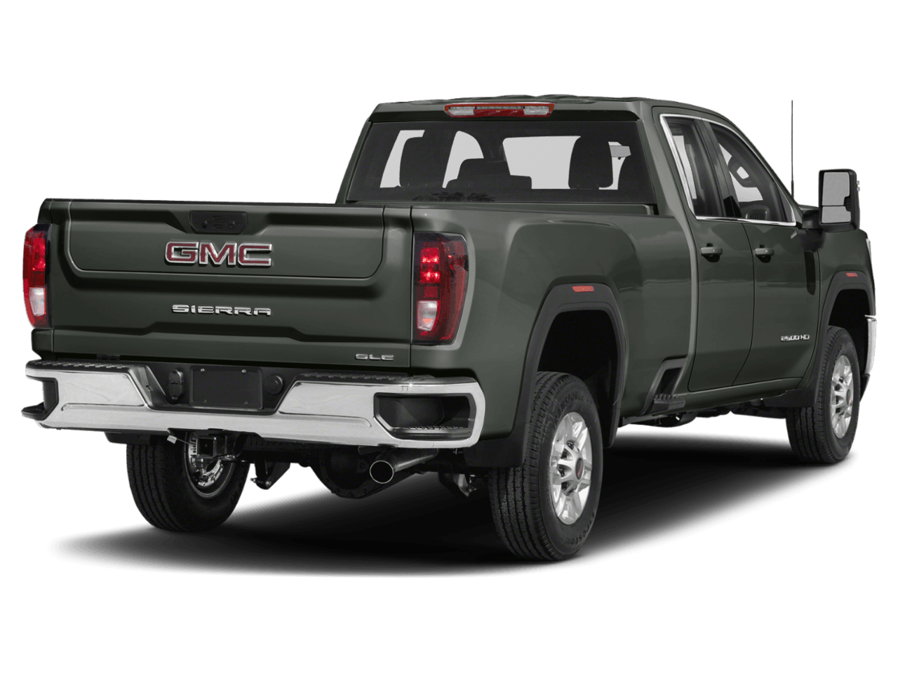 2023 GMC Sierra 2500HD SLE - Rear 3/4, facing to the right