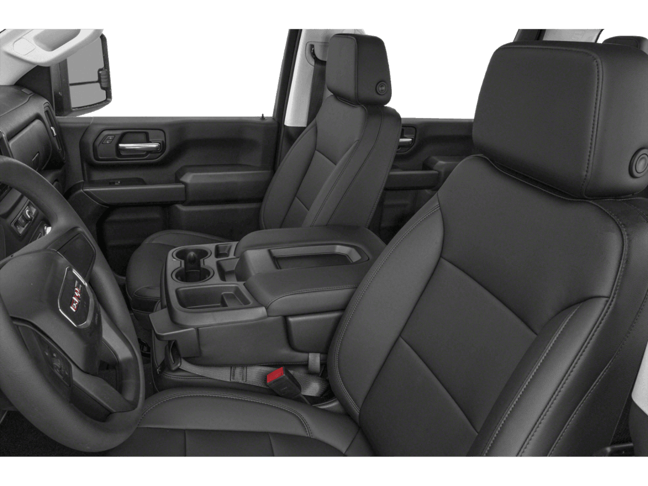 2023 GMC Sierra 2500HD Pro - Interior Driver's Side with Door Open, Front Seat Feature