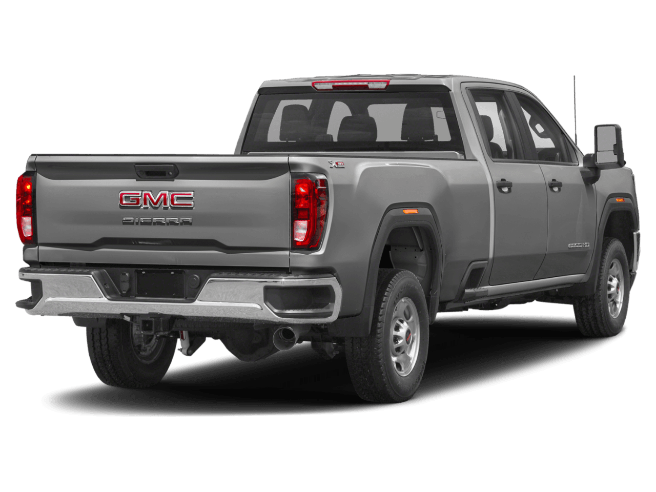 2023 GMC Sierra 2500HD Pro - Rear 3/4, facing to the right
