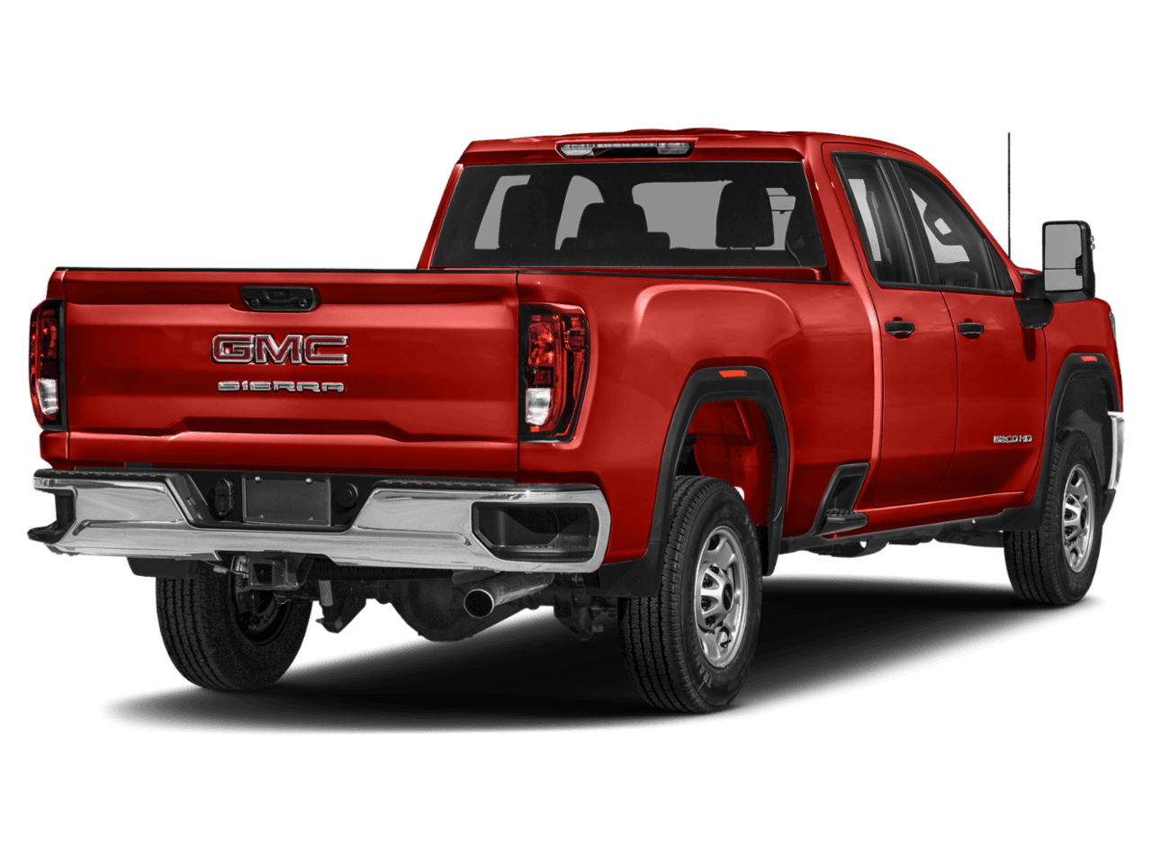 2023 GMC Sierra 2500HD Pro - Rear 3/4, facing to the right