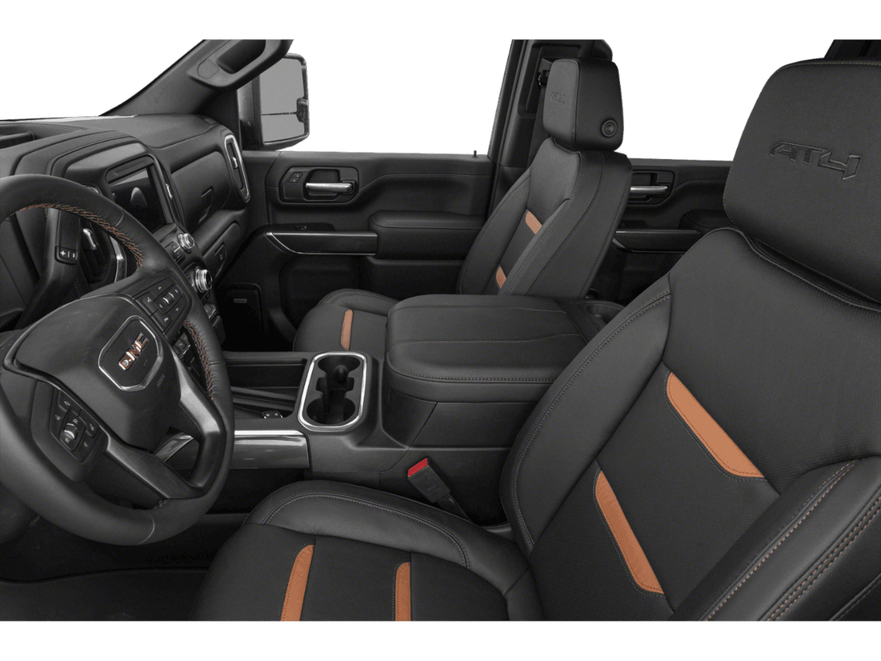 2023 GMC Sierra 2500HD AT4 - Interior Driver's Side with Door Open, Front Seat Feature