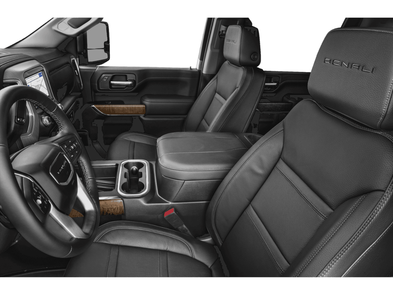 2023 GMC Sierra 2500HD Denali - Interior Driver's Side with Door Open, Front Seat Feature