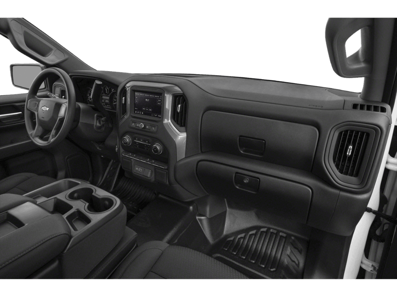 2023 Chevrolet Silverado 1500 Work Truck - Interior Passenger Dash