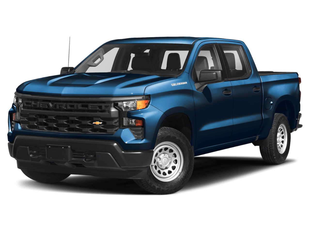 2023 Chevrolet Silverado 1500 Custom - Front 3/4, facing to the left