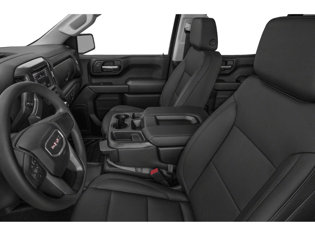 2023 GMC Sierra 1500 Pro - Interior Driver's Side with Door Open, Front Seat Feature