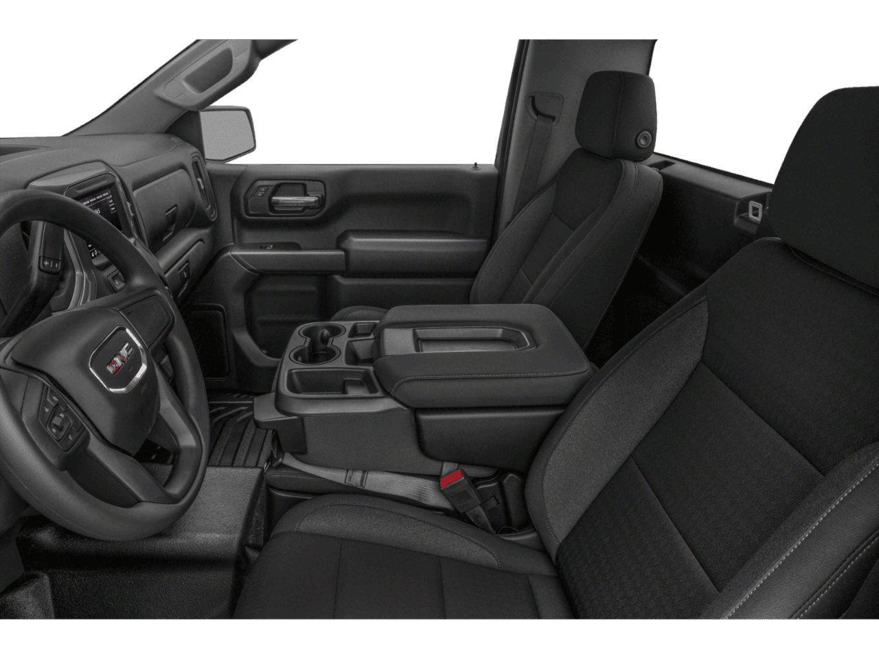 2023 GMC Sierra 1500 Pro - Interior Driver's Side with Door Open, Front Seat Feature