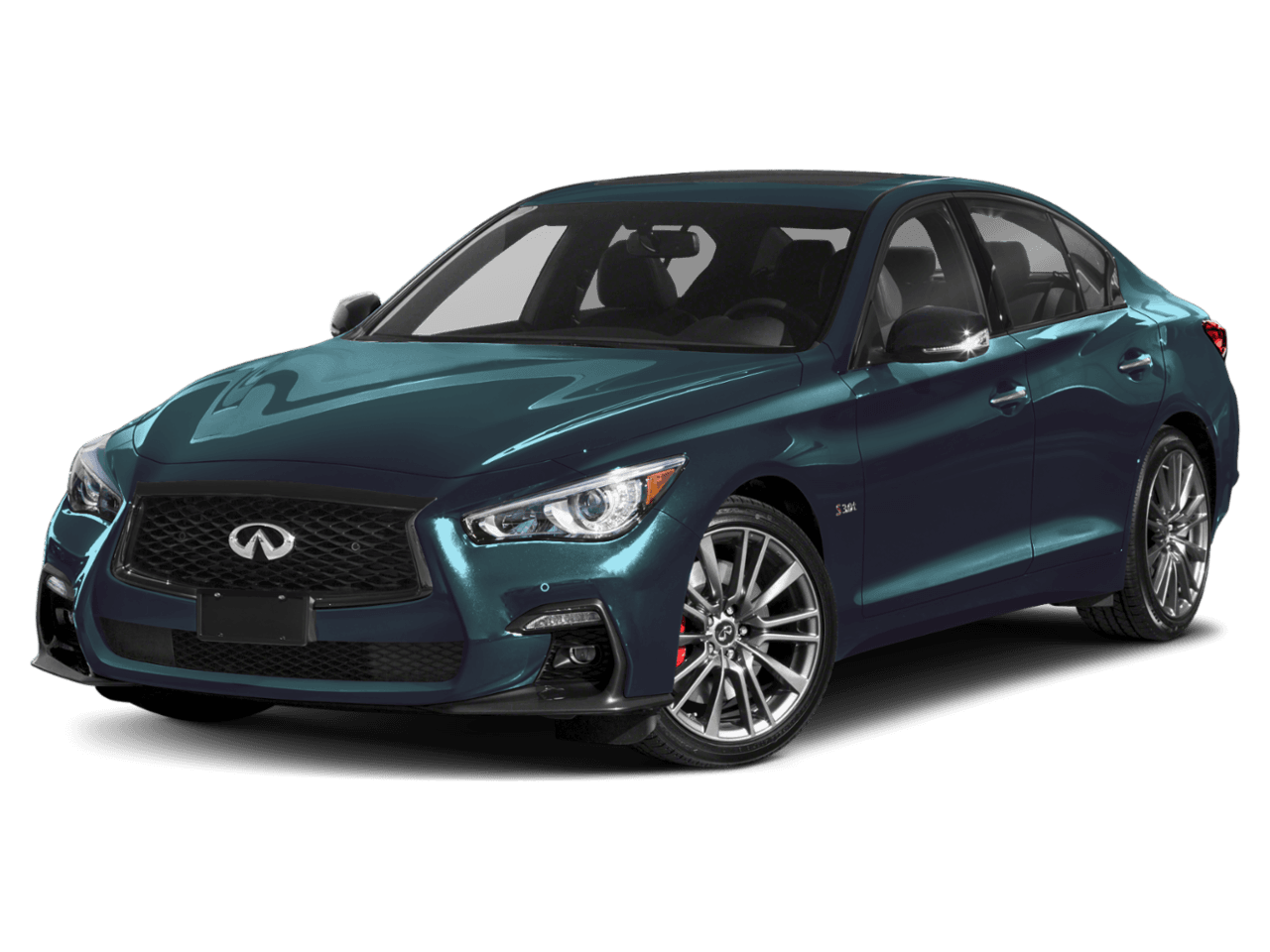 2023 INFINITI Q50 RED - Front 3/4, facing to the left