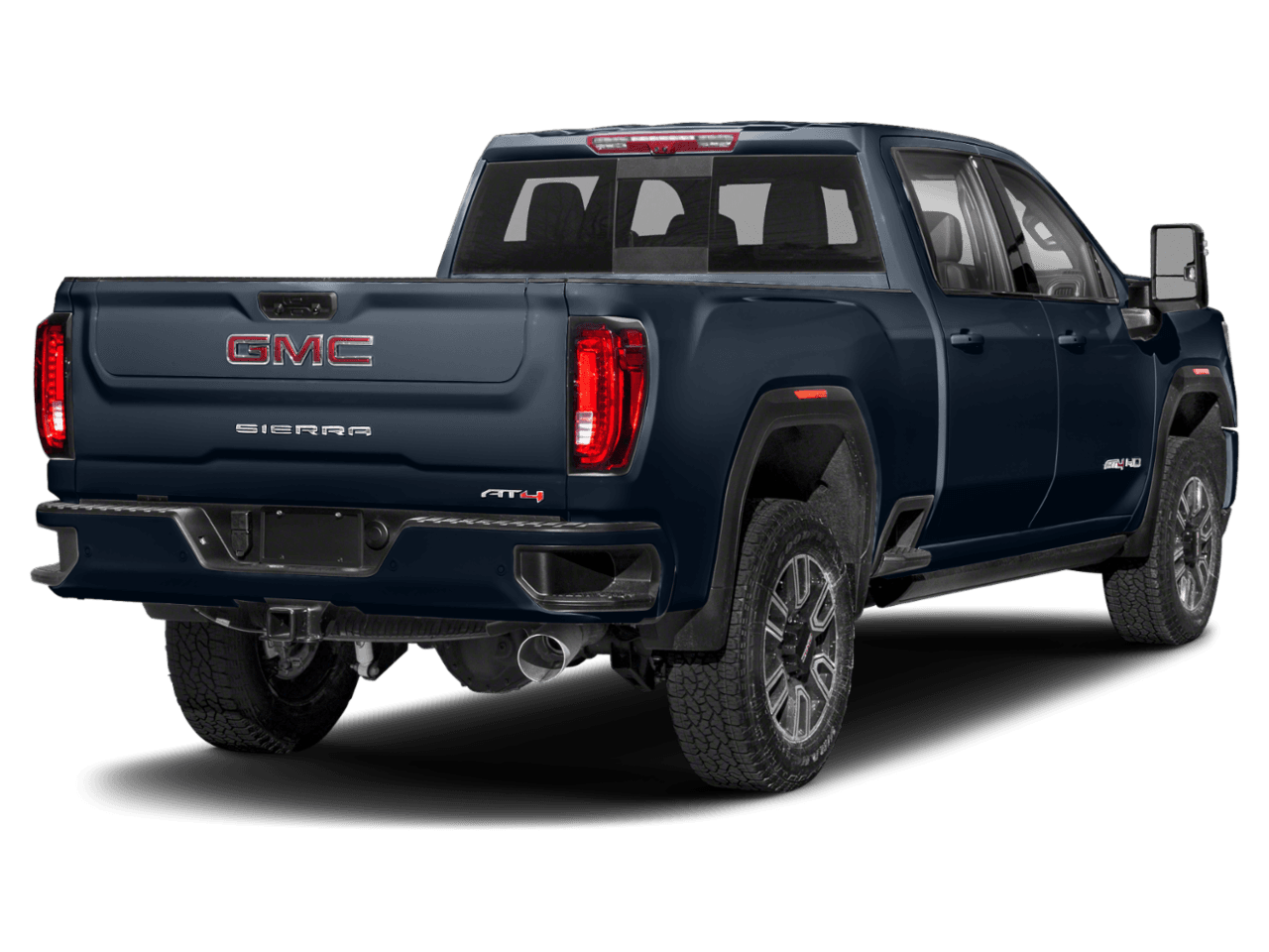 2023 GMC Sierra 3500HD AT4 - Rear 3/4, facing to the right