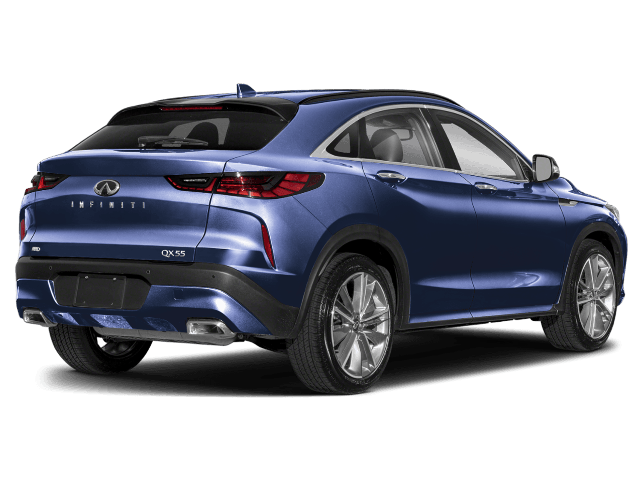2023 INFINITI QX55 LUXE - Rear 3/4, facing to the right