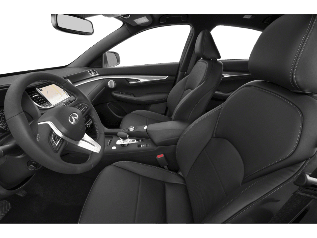 2023 INFINITI QX55 ESSENTIAL - Interior Driver's Side with Door Open, Front Seat Feature