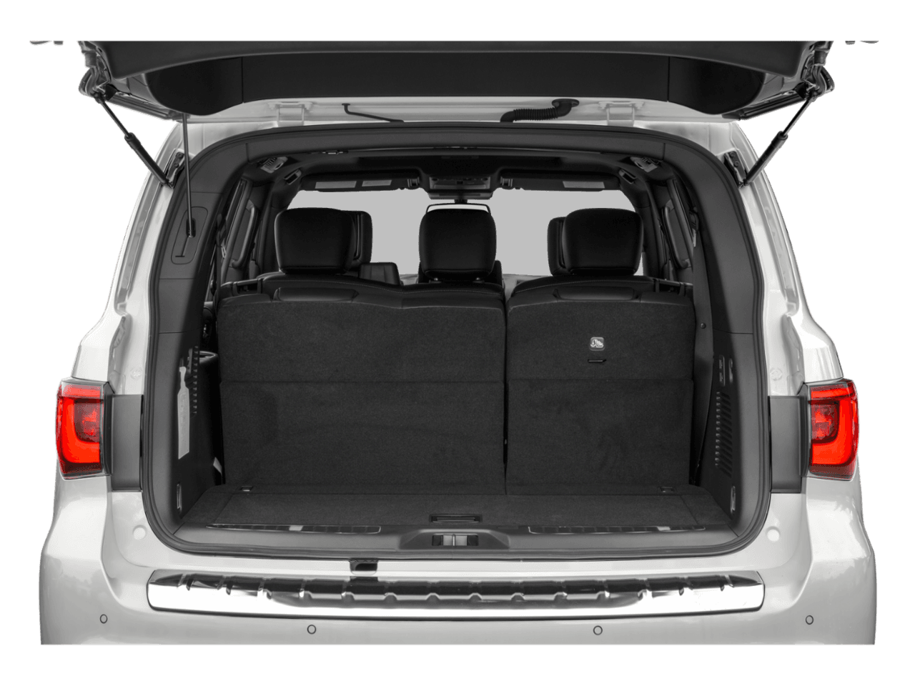 2023 INFINITI QX80 LUXE - Interior Trunk with Hatch Open Feature