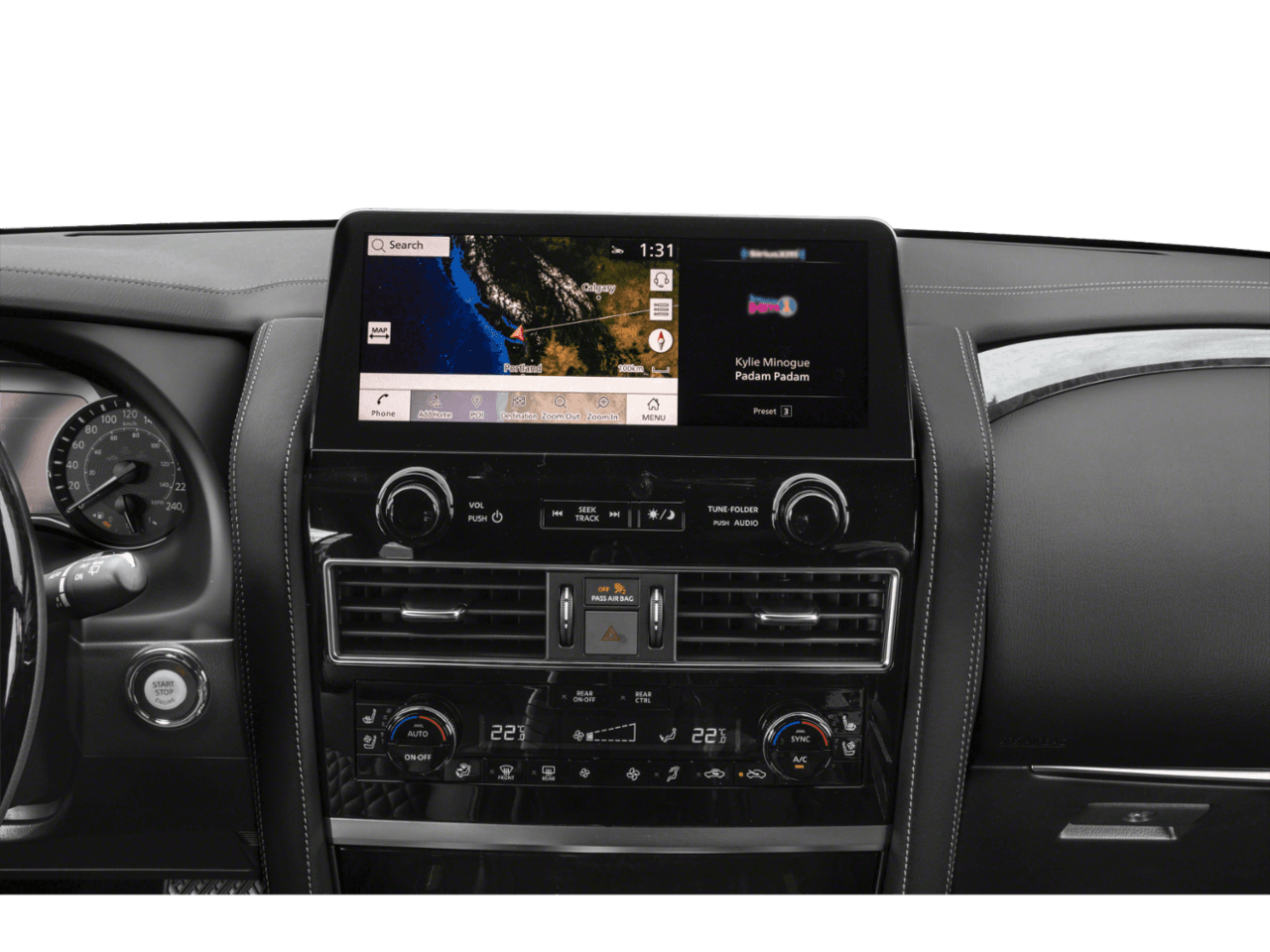 2023 INFINITI QX80 LUXE - Interior Navigation System