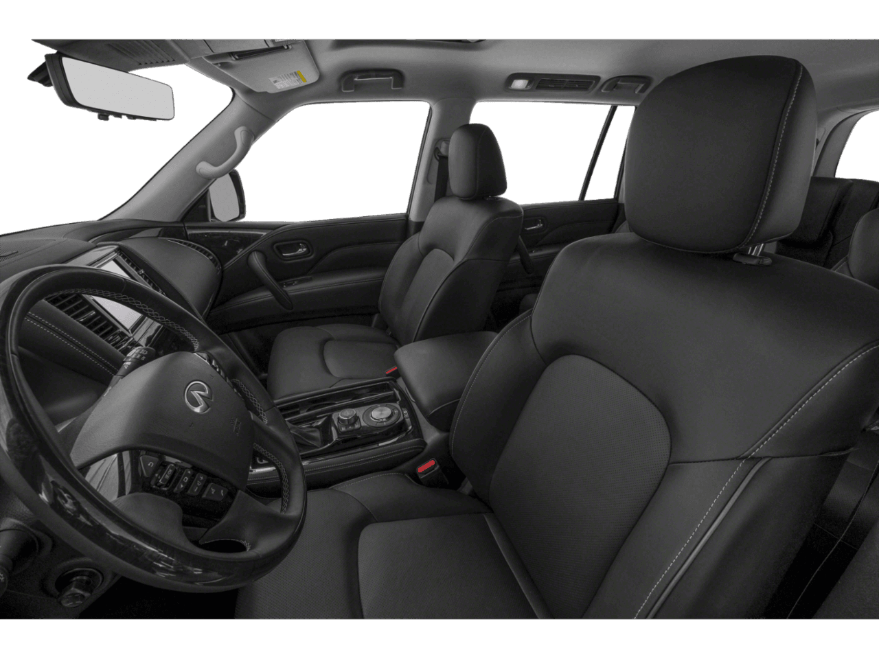 2023 INFINITI QX80 PREMIUM SELECT - Interior Driver's Side with Door Open, Front Seat Feature