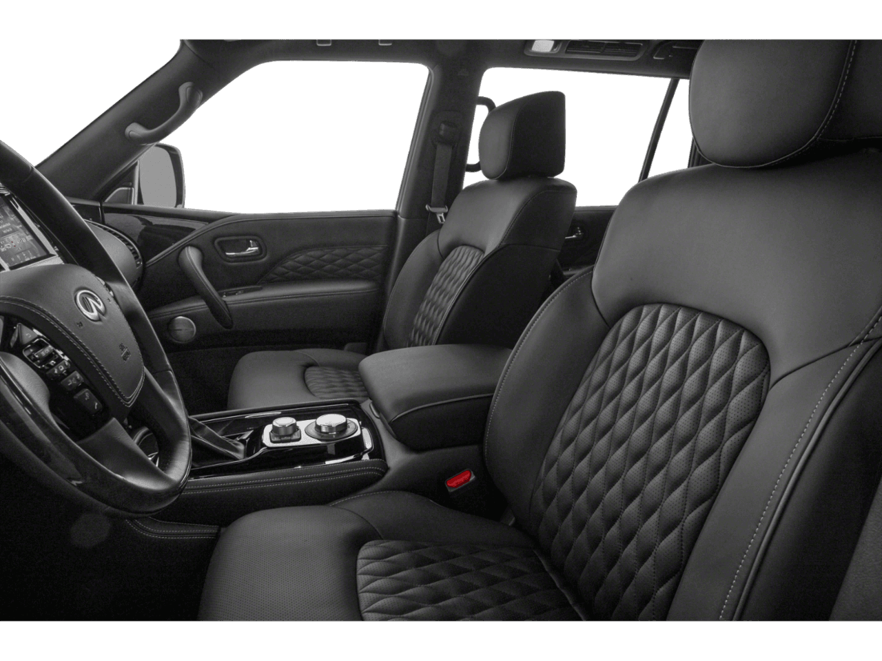 2023 INFINITI QX80 SENSORY - Interior Driver's Side with Door Open, Front Seat Feature
