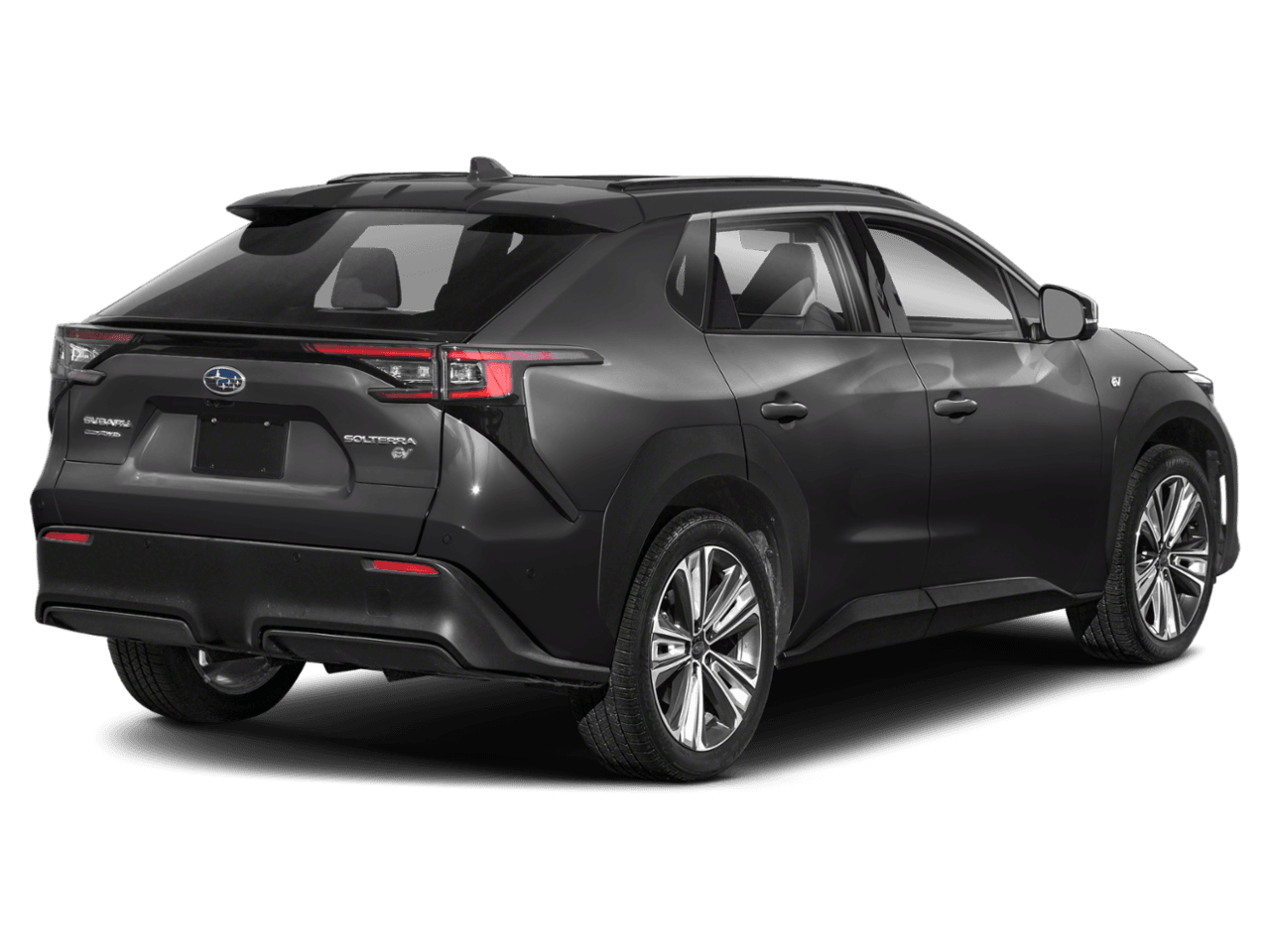 2023 Subaru Solterra Touring - Rear 3/4, facing to the right