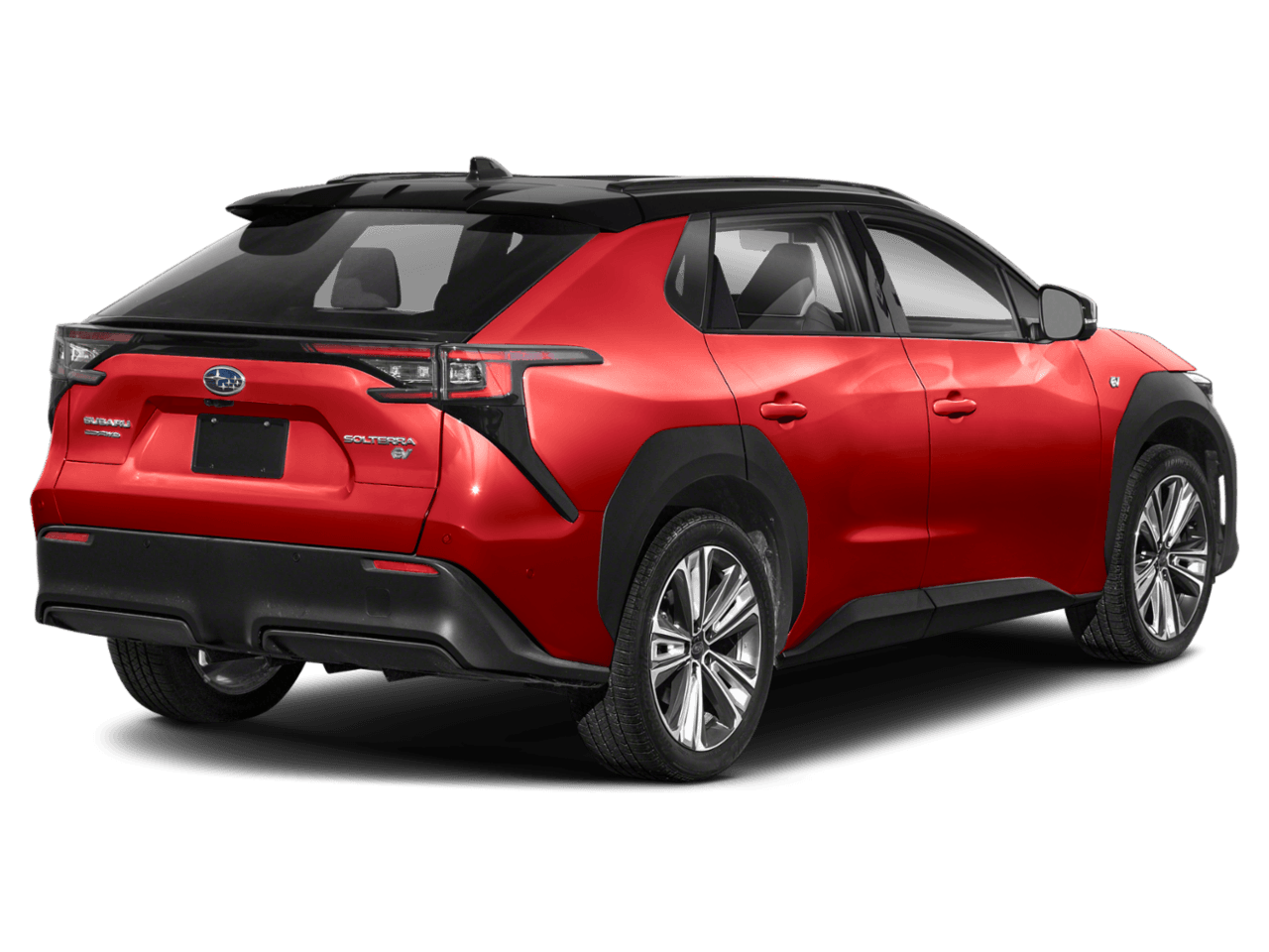 2023 Subaru Solterra Touring - Rear 3/4, facing to the right