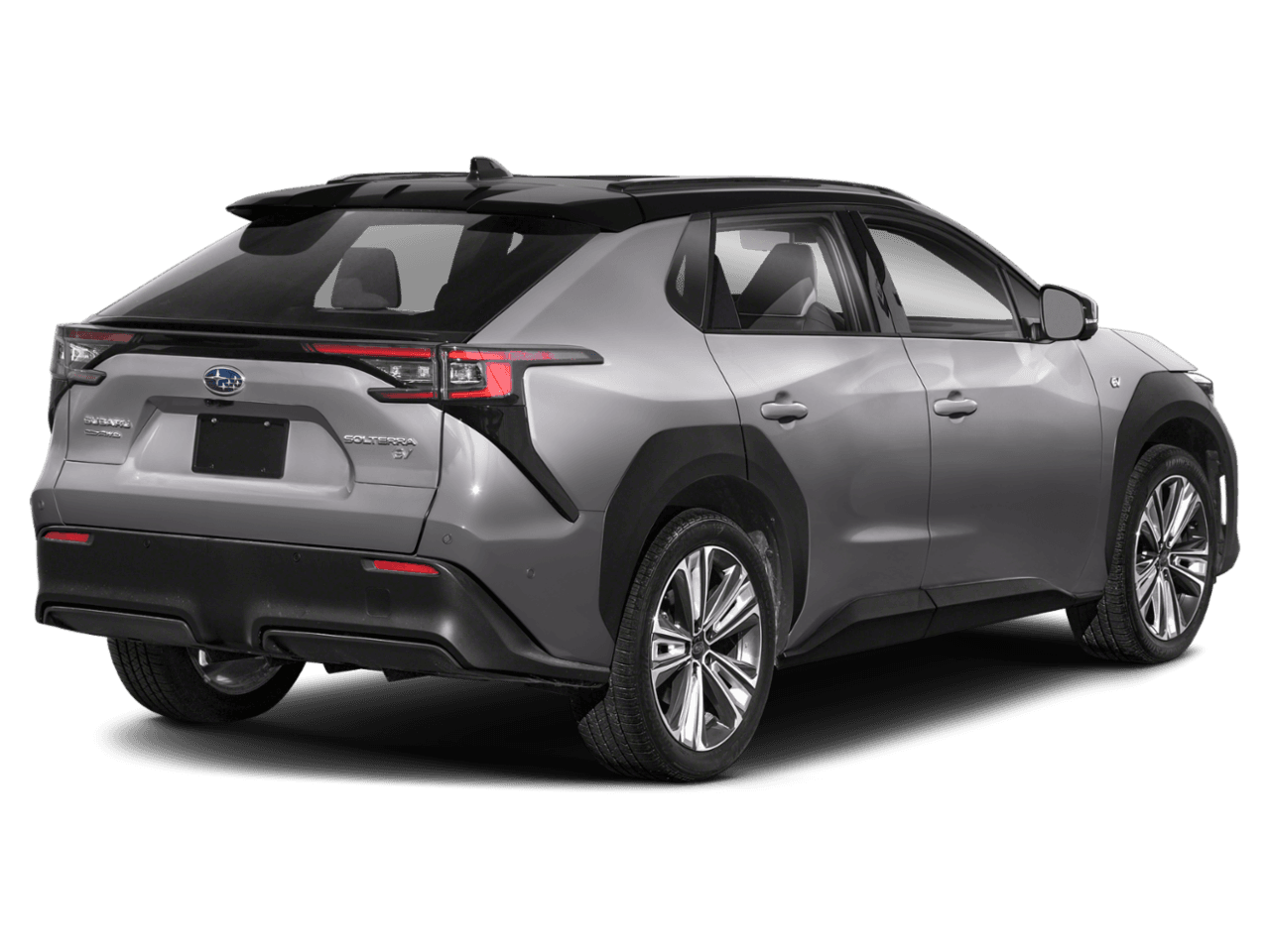 2023 Subaru Solterra Touring - Rear 3/4, facing to the right