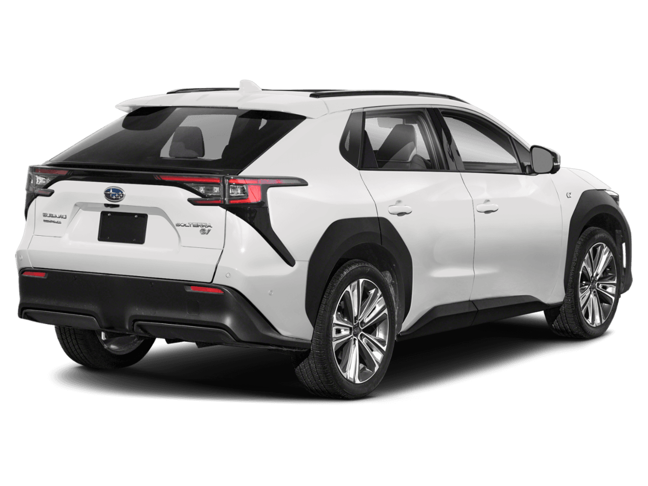 2023 Subaru Solterra Touring - Rear 3/4, facing to the right