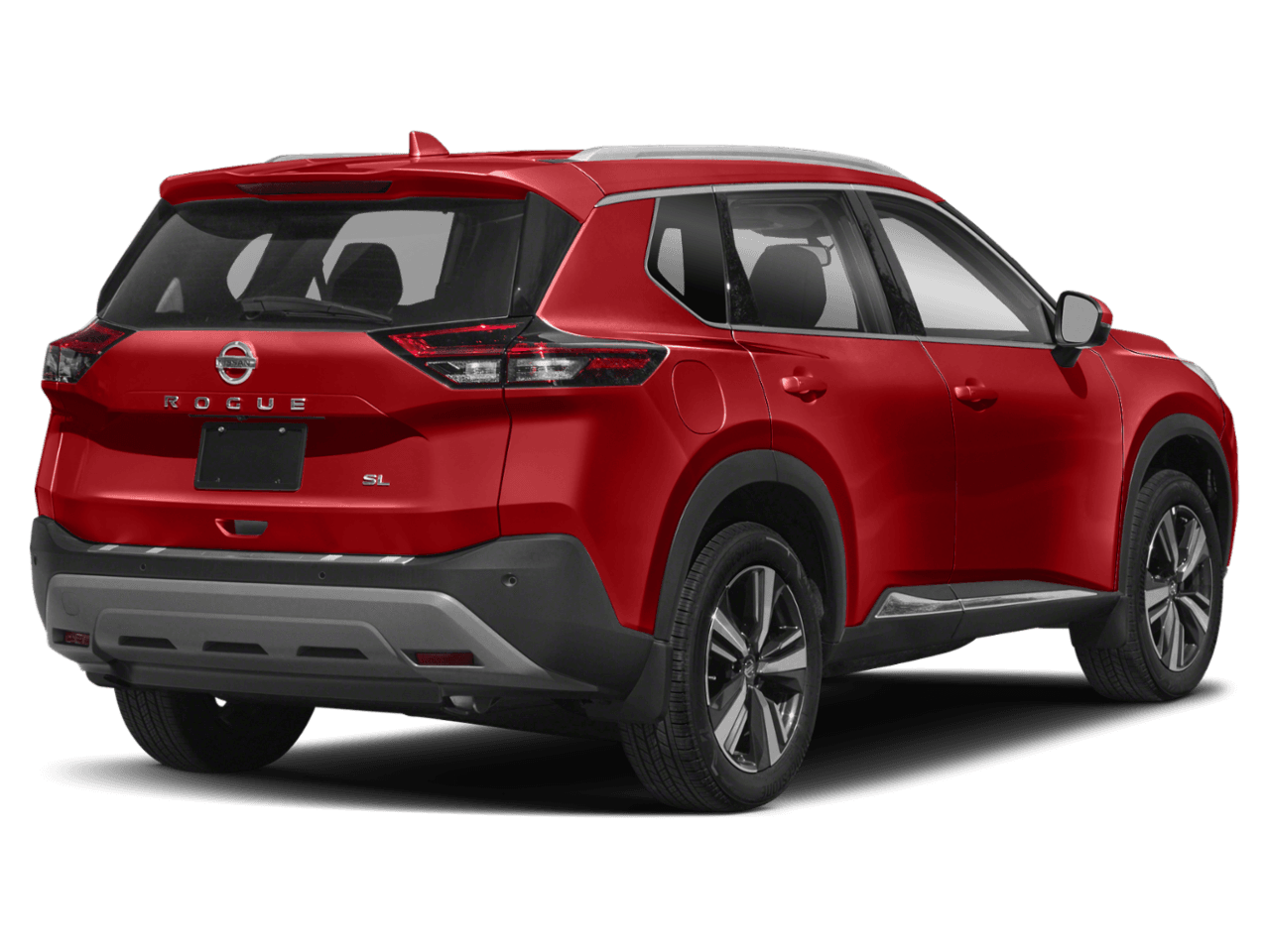 2023 Nissan Rogue FWD - Rear 3/4, facing to the right