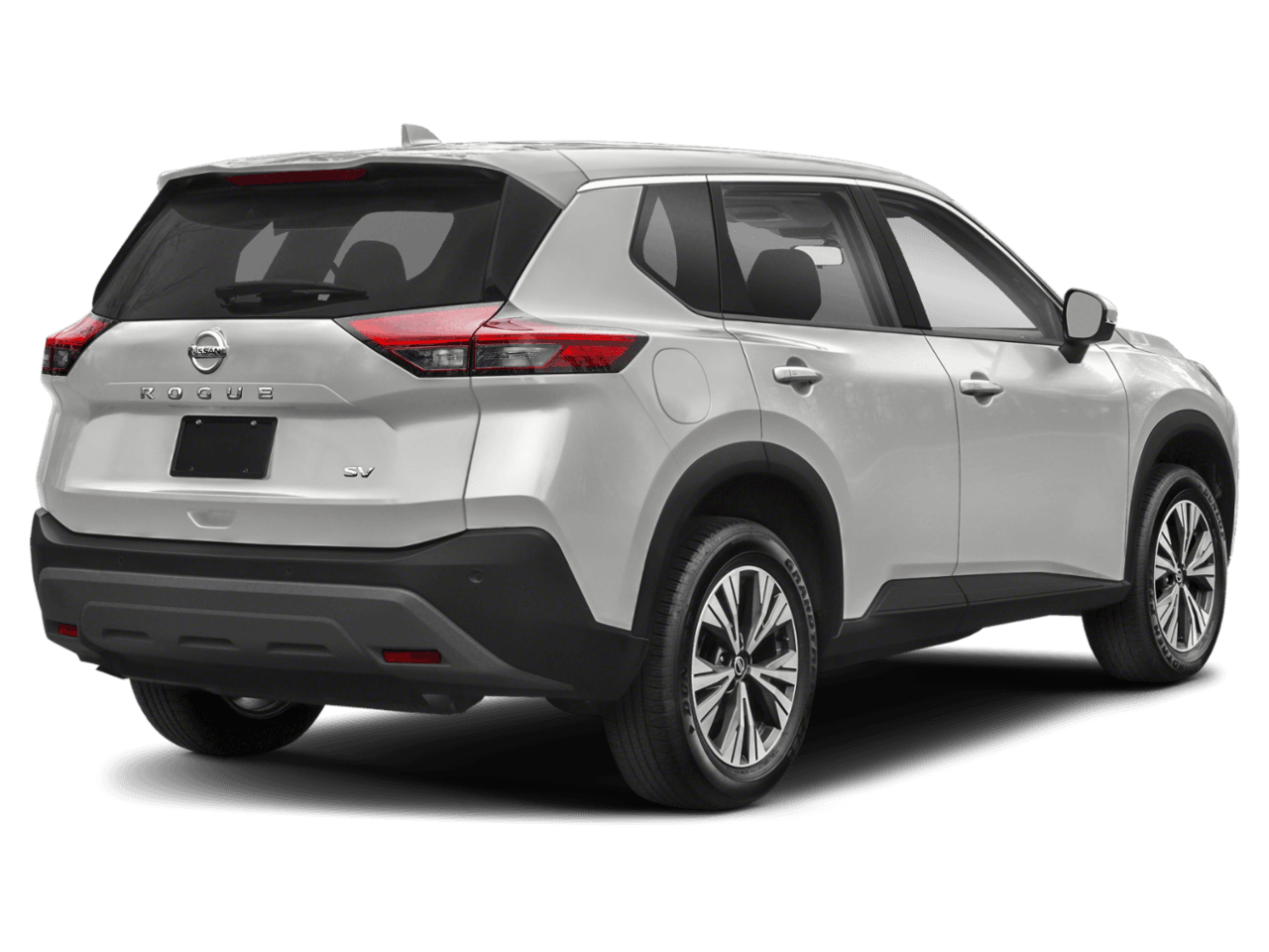 2023 Nissan Rogue AWD - Rear 3/4, facing to the right