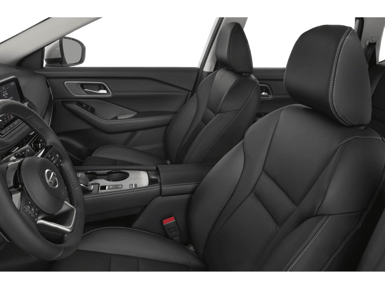 2023 Nissan Rogue SL - Interior Driver's Side with Door Open, Front Seat Feature