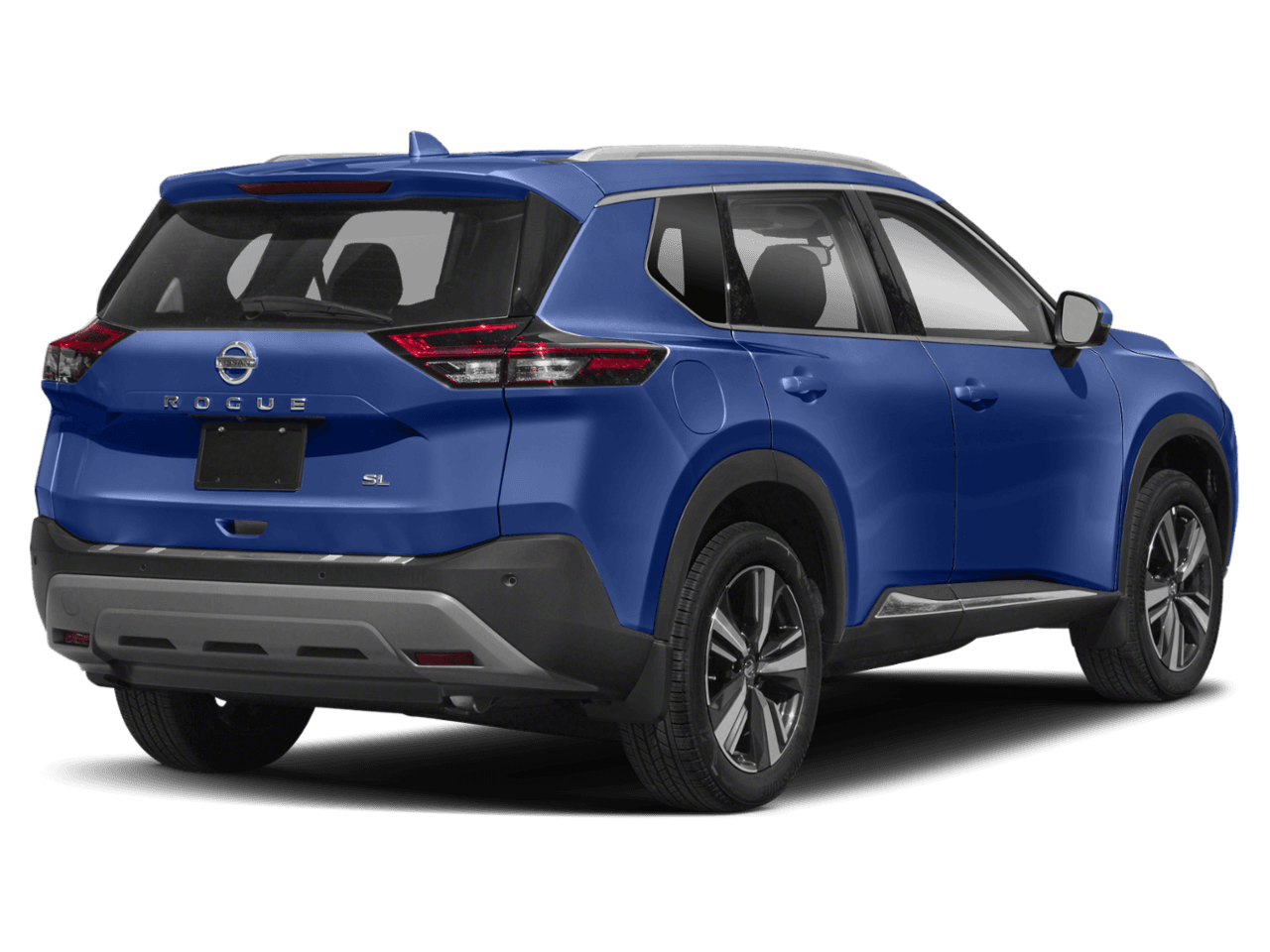 2023 Nissan Rogue AWD - Rear 3/4, facing to the right