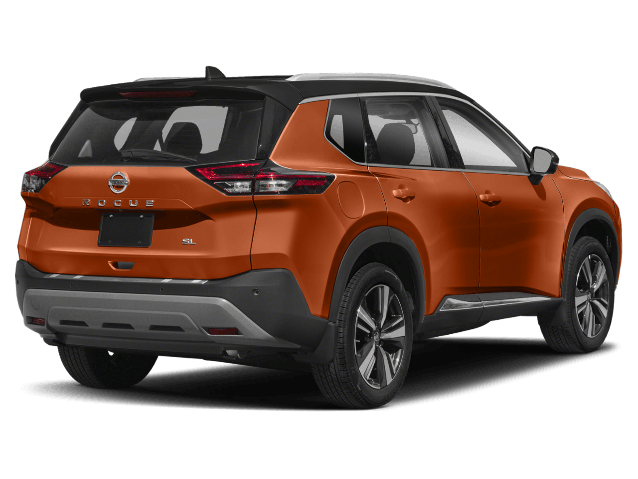 2023 Nissan Rogue AWD - Rear 3/4, facing to the right