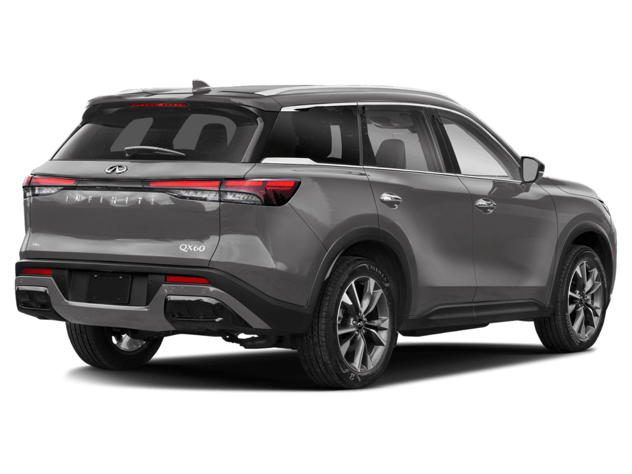 2023 INFINITI QX60 LUXE - Rear 3/4, facing to the right