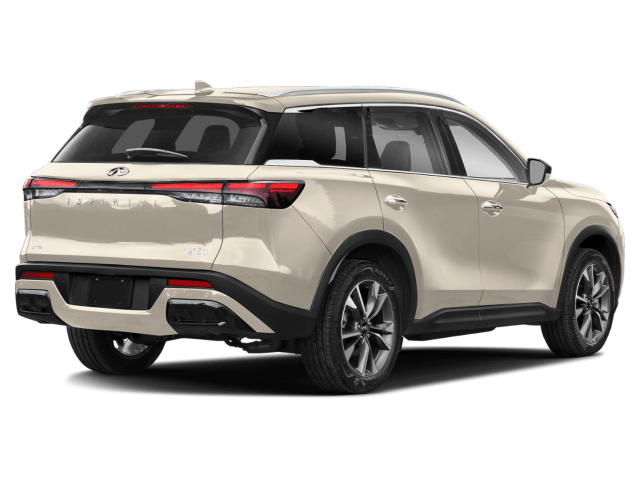 2023 INFINITI QX60 LUXE - Rear 3/4, facing to the right