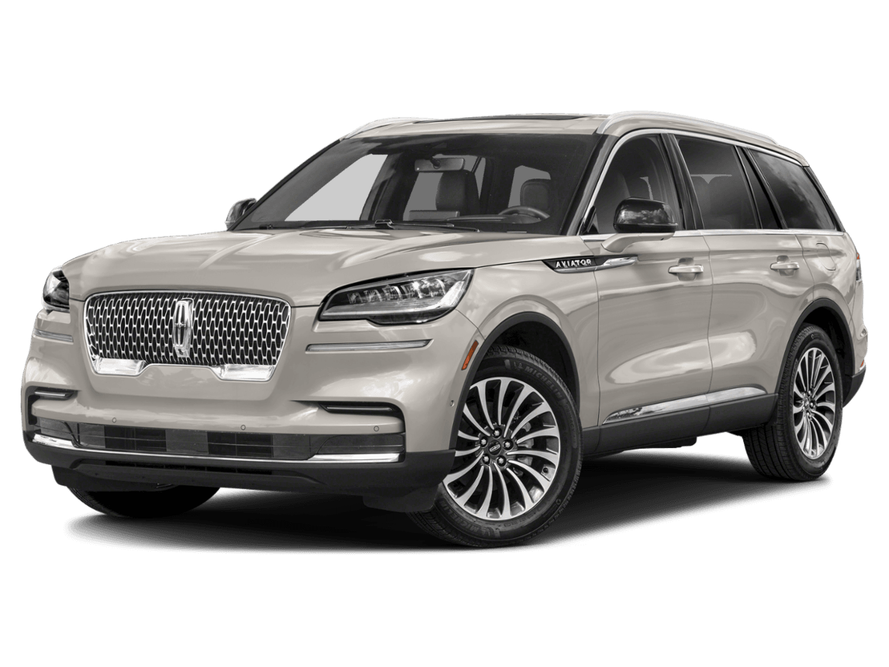 2023 Lincoln Aviator Reserve - Front 3/4, facing to the left