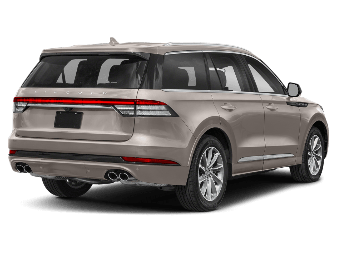 2023 Lincoln Aviator Grand - Rear 3/4, facing to the right