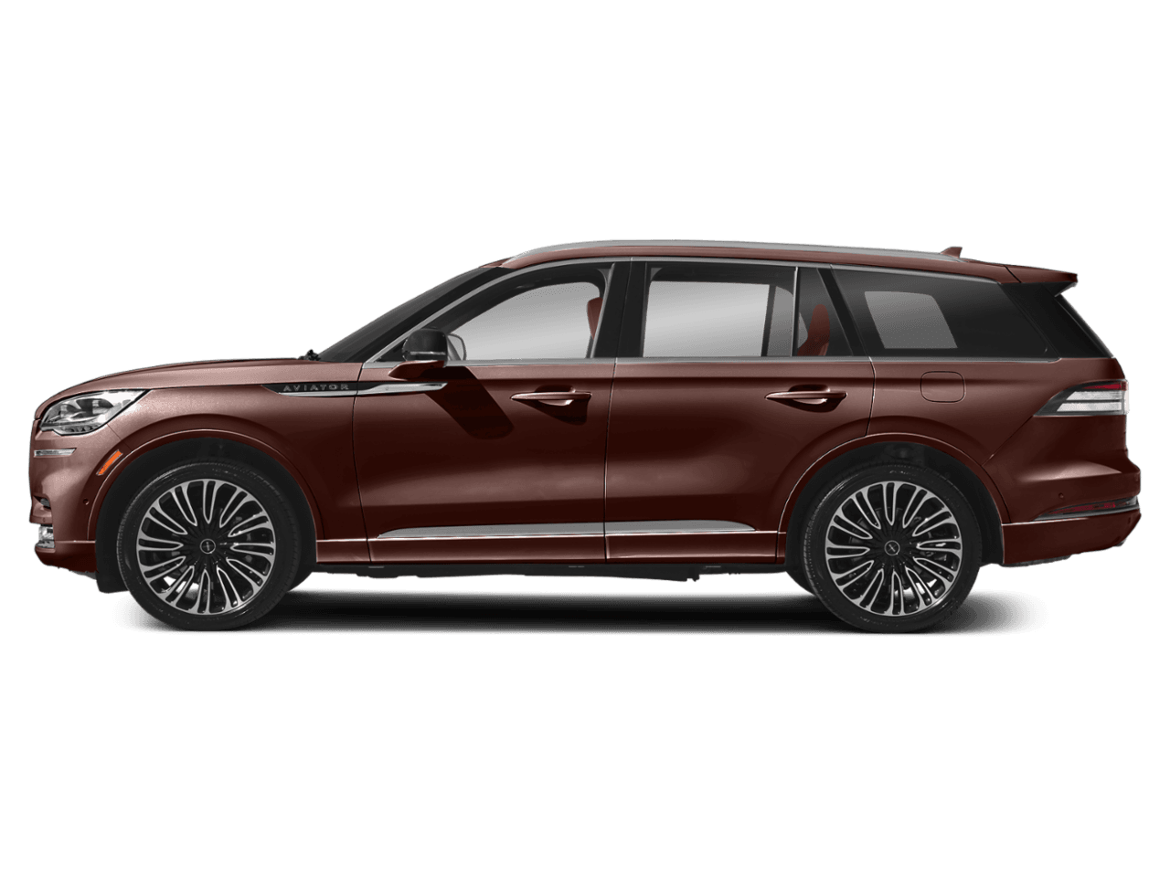 2023 Lincoln Aviator Black - Profile, facing to the left