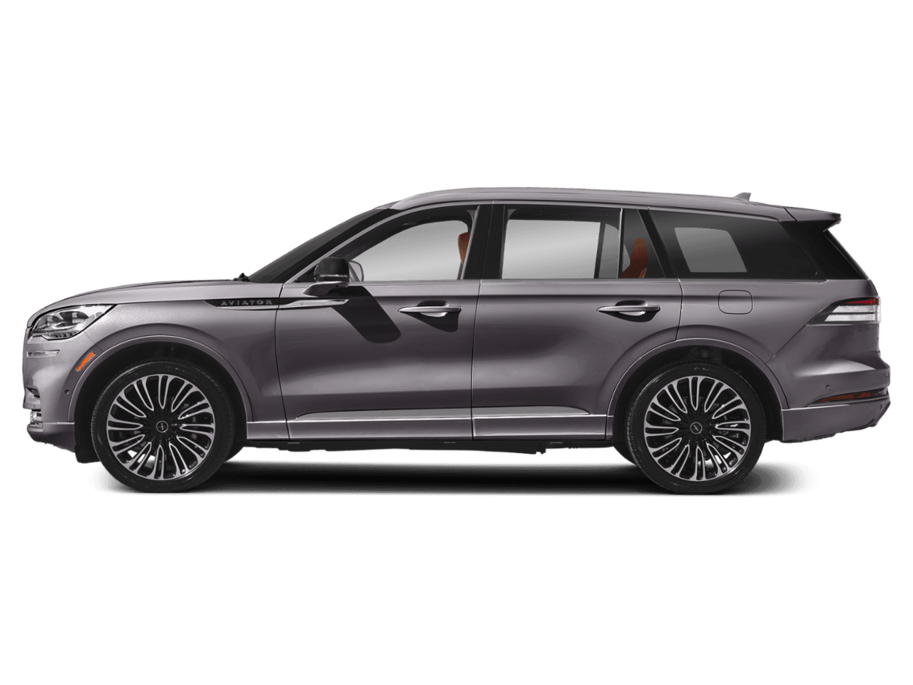 2023 Lincoln Aviator Black - Profile, facing to the left