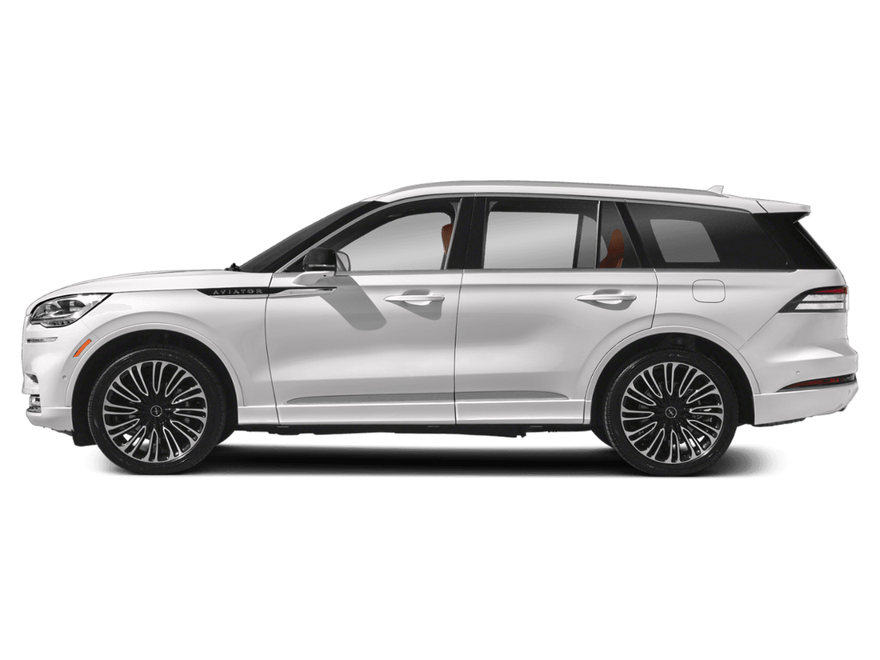 2023 Lincoln Aviator Black - Profile, facing to the left