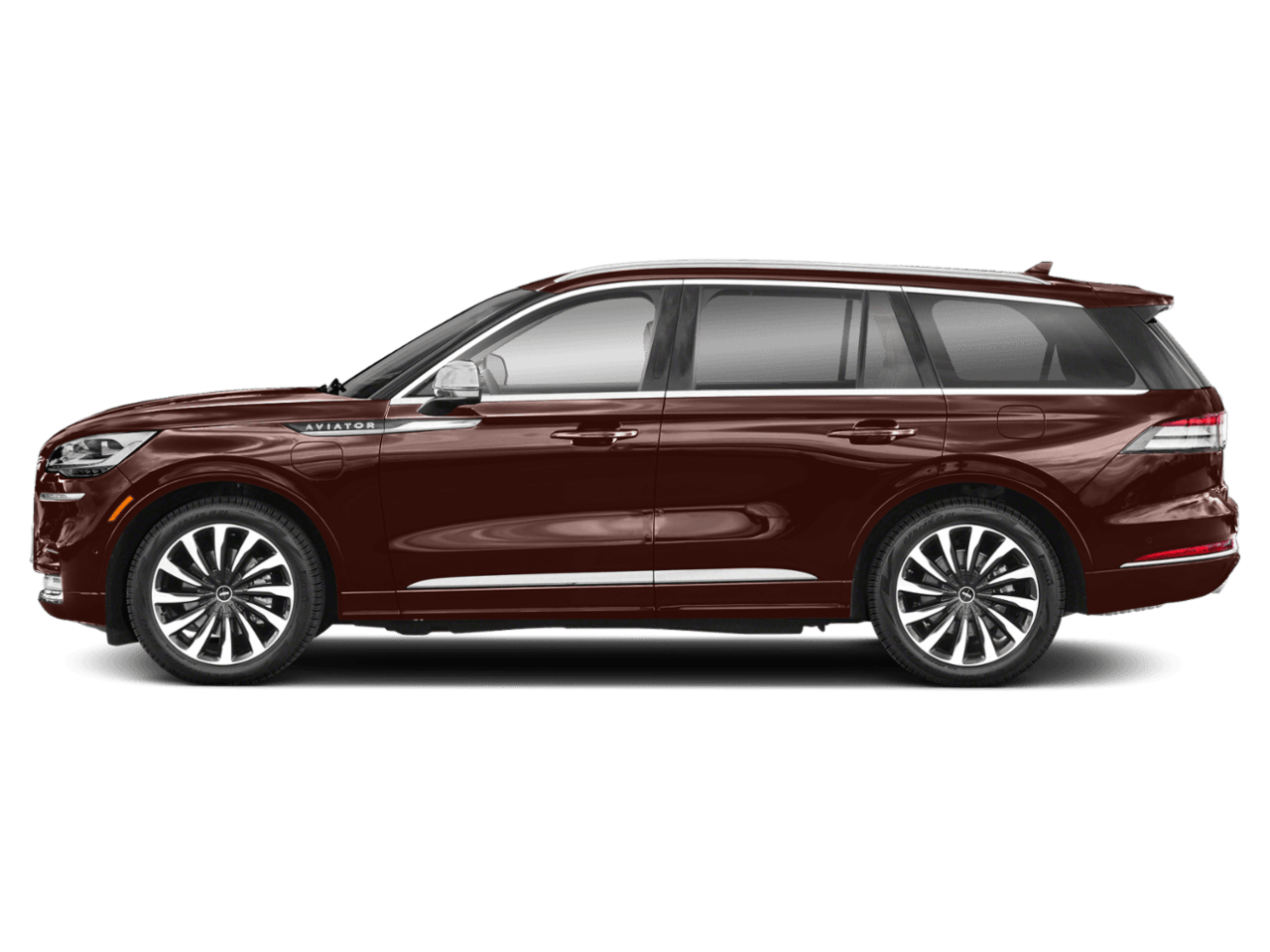2023 Lincoln Aviator Black - Profile, facing to the left