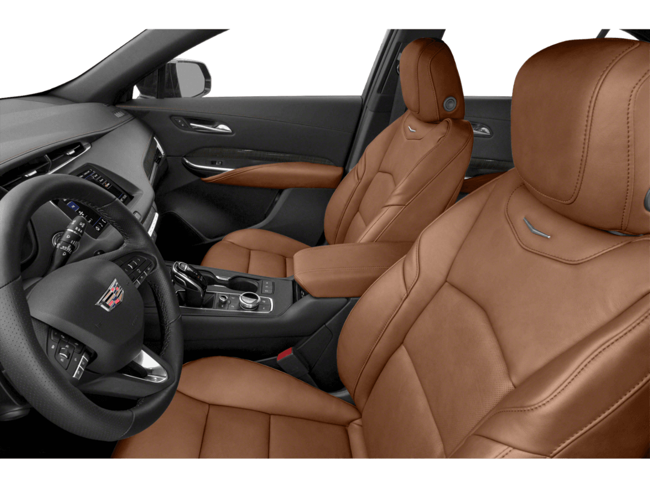 2023 Cadillac XT4 AWD Sport - Interior Driver's Side with Door Open, Front Seat Feature
