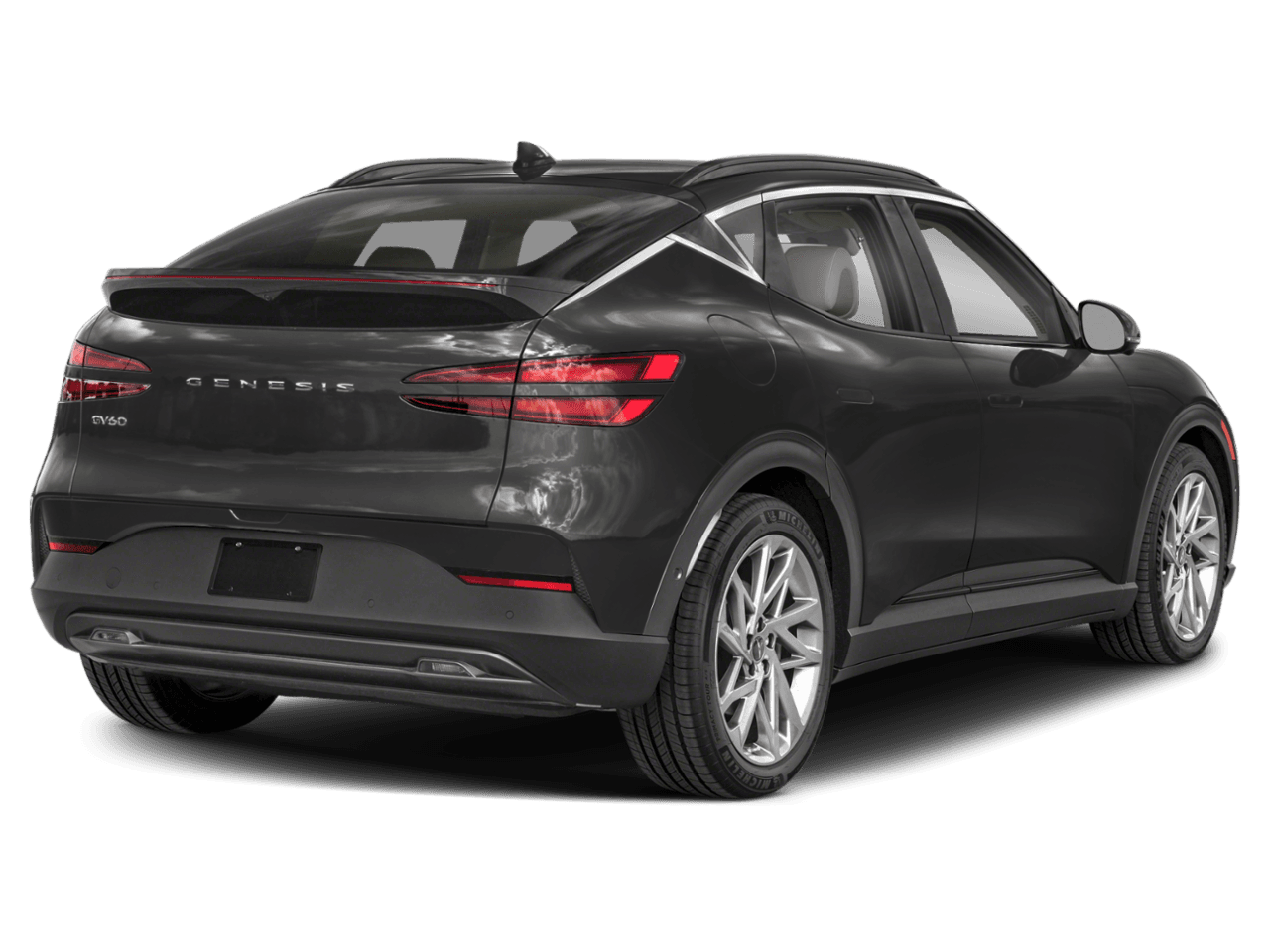 2023 Genesis GV60 Advanced - Rear 3/4, facing to the right