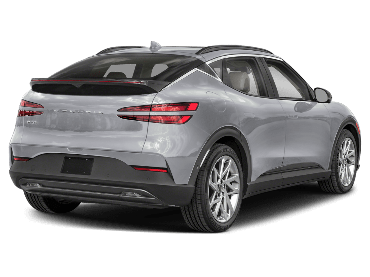 2023 Genesis GV60 Advanced - Rear 3/4, facing to the right