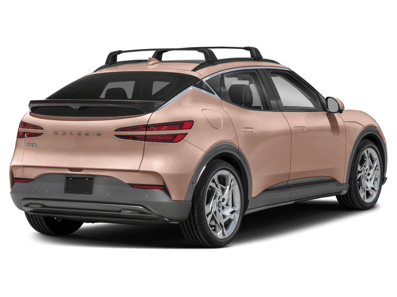 2023 Genesis GV60 Performance - Rear 3/4, facing to the right